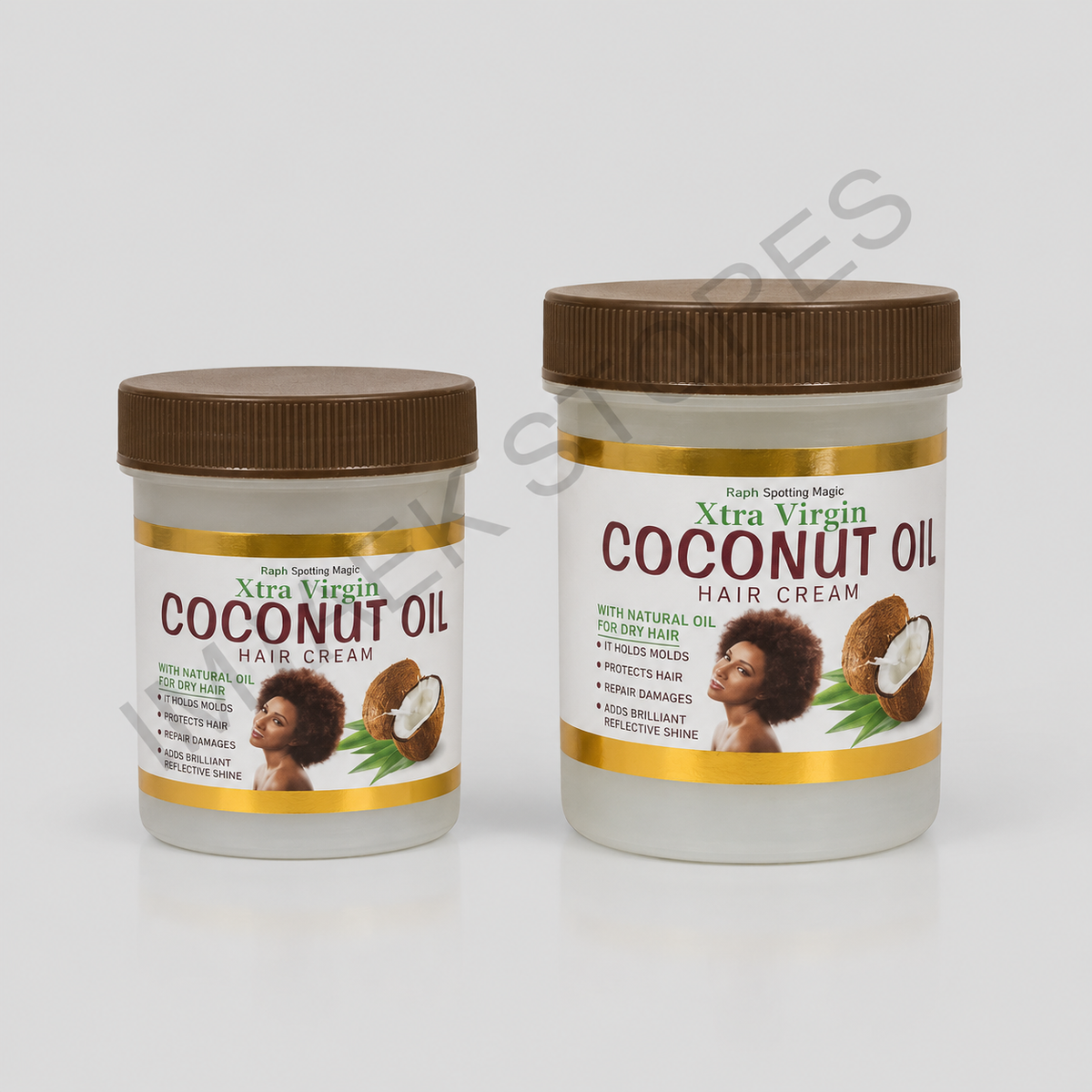 Coconut oil hair cream